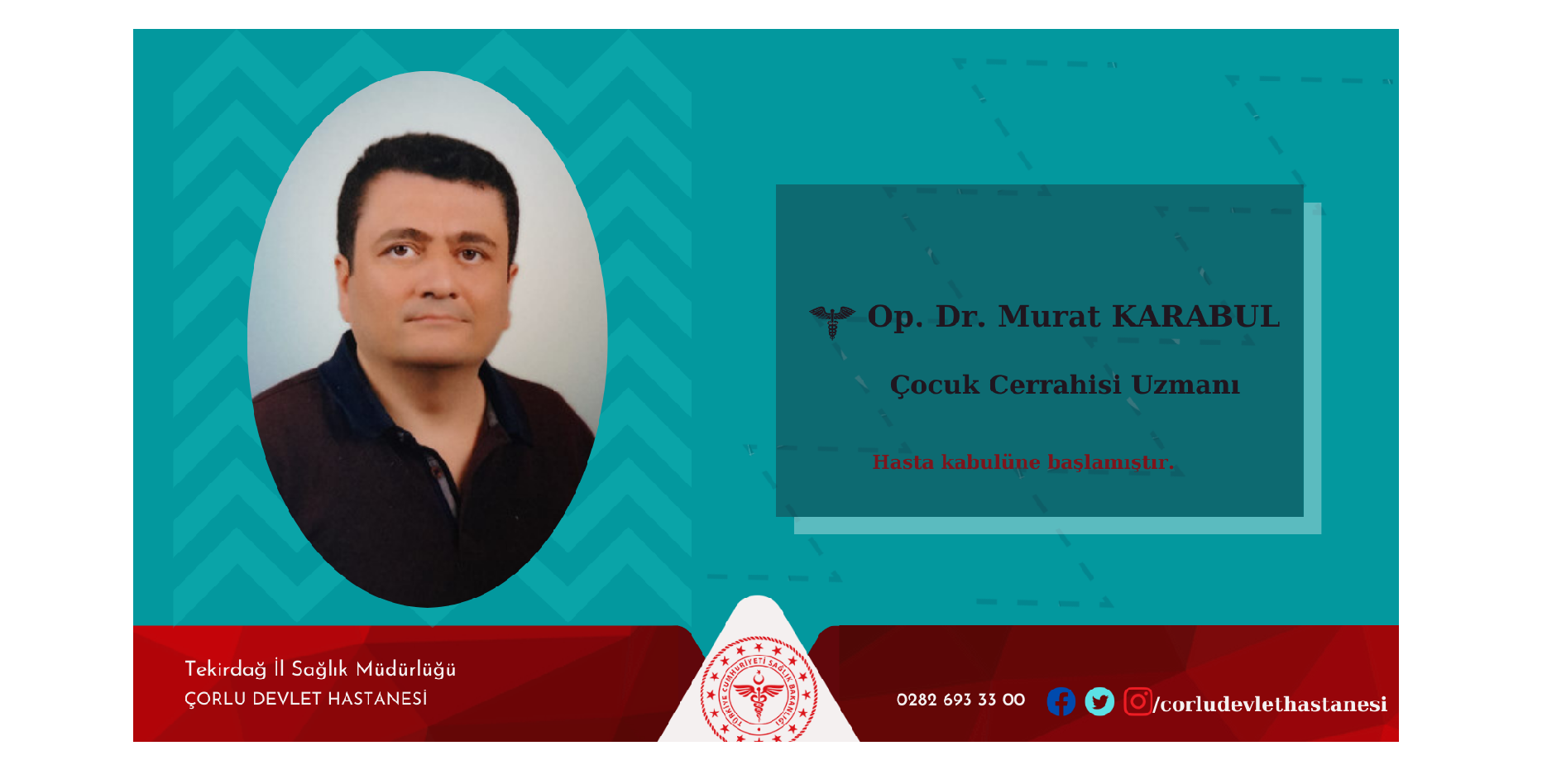 Çocuk Cerrahisi Uzmanı Op. Dr. Murat KARABUL hasta kabulüne başlamıştır. 